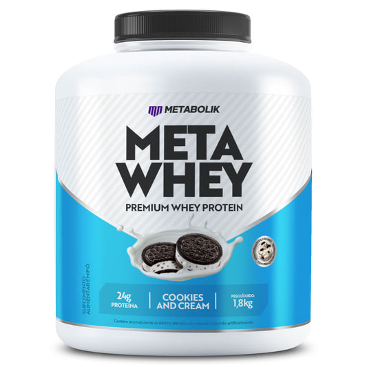 Whey 3W Meta Whey Cookies and Cream (1,8kg) - Metabolik Nutrition